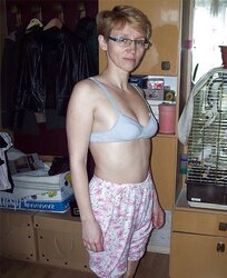 In the pants.
