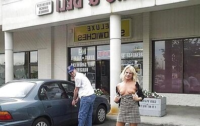 Blondie displaying in shop and outdoor