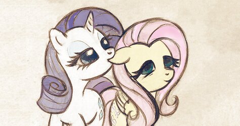 Rarity and fluttershy