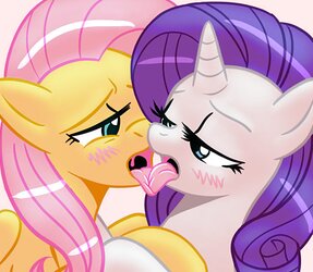 Rarity and fluttershy