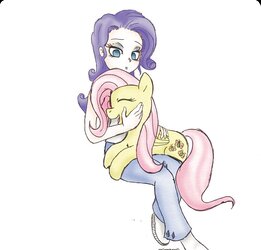 Rarity and fluttershy