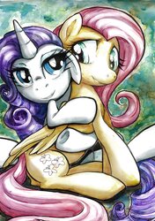 Rarity and fluttershy