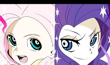 Rarity and fluttershy