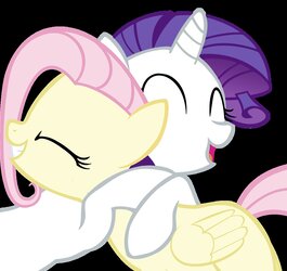 Rarity and fluttershy