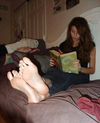 Fleshy Teenagers Nude Their Feet