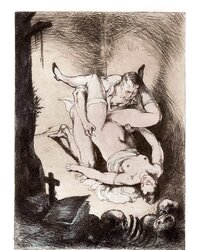 Erotic Book Illustration 11 - Les Whims du Sexe