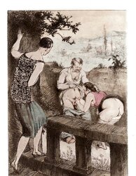 Erotic Book Illustration 11 - Les Whims du Sexe