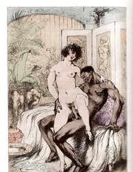 Erotic Book Illustration 11 - Les Whims du Sexe