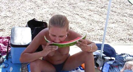 Splendid Day At The Beach 39 by Voyeur TROC