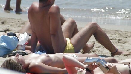 Super-Sexy Day At The Beach 26 -Braless- by Voyeur tROC