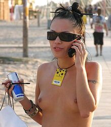Super-Sexy Day At The Beach 26 -Braless- by Voyeur tROC