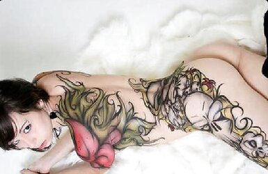 Tatooed cocksluts