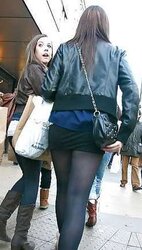 Candid microskirt