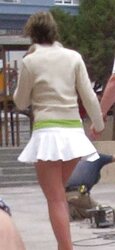 Candid microskirt