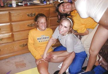 Teenagers with pals