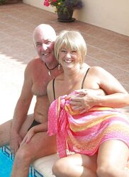 Old bitch Samantha and her british paramour