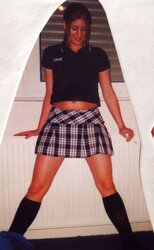 Sarah plaid upskirt sate tribute