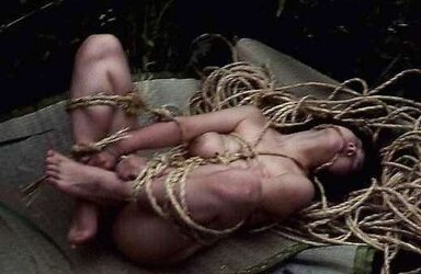 Asian gals in restrain bondage