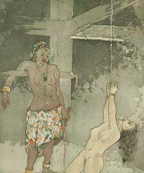 Thematic Drawn Porn Art 12 - BONDAGE & DISCIPLINE (three)