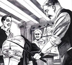 Thematic Drawn Porn Art 12 - BONDAGE & DISCIPLINE (three)