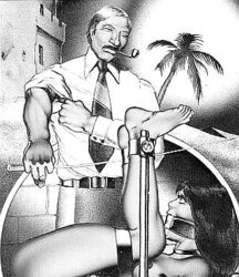 Thematic Drawn Porn Art 12 - BONDAGE & DISCIPLINE (three)