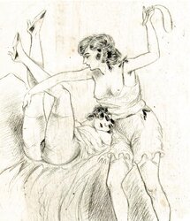 Thematic Drawn Porn Art 12 - BONDAGE & DISCIPLINE (three)