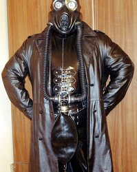 Spandex and leather