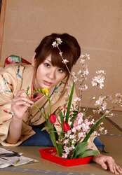 Yuma Asami Beautiful Kimono Cosplay