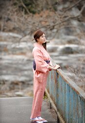 Yuma Asami Beautiful Kimono Cosplay