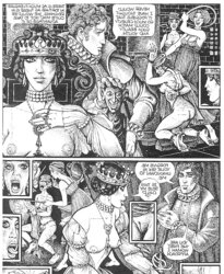 Erotic Comic Art 26 - The Countess in Crimson