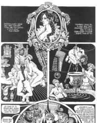 Erotic Comic Art 26 - The Countess in Crimson