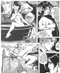 Erotic Comic Art 26 - The Countess in Crimson