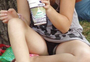 Upskirt and embarrassing nakedness