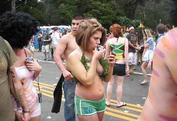 Upskirt and embarrassing nakedness