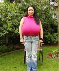 GIGANTIC breast mommy Sabrina 90L