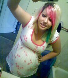 Inexperienced PREGNANT teenager selfshot part