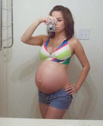 Inexperienced PREGNANT teenager selfshot part