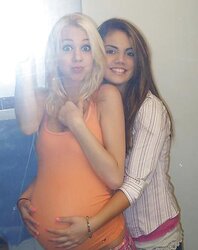 Inexperienced PREGNANT teenager selfshot part