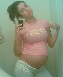 Inexperienced PREGNANT teenager selfshot part