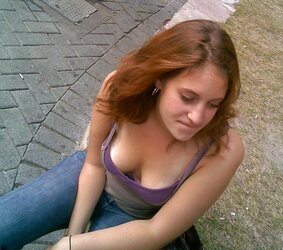 Downblouse - nipple slides