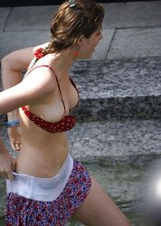 Downblouse - nipple slides