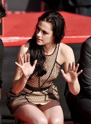 Kristin stewart getting down on all fours