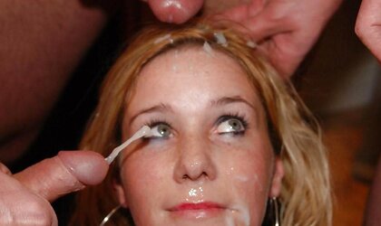 0091 cum shots facials