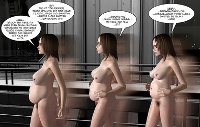 3D Comic: Habitat five. Scene