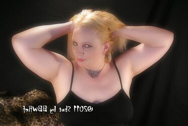 ASH-BLONDE IN A DARK-HUED NIGHTIE SHOT BY BBWHEF