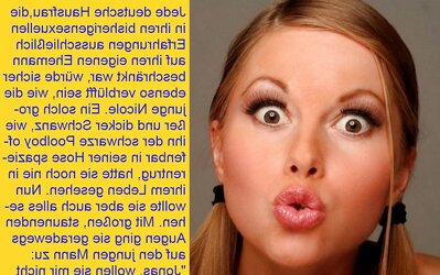 German Captions -Traeume junger weisser Frauen- Teil two fellatio.