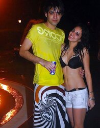 Indian Damsels at Pool Soiree