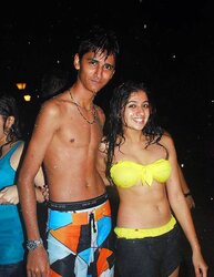 Indian Damsels at Pool Soiree