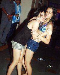 Indian Damsels at Pool Soiree