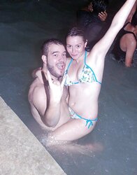 Indian Damsels at Pool Soiree